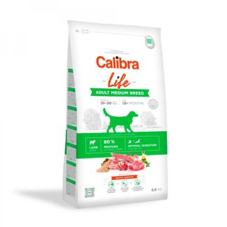 Сухой корм для собак CALIBRA Dog Life Adult Medium Breed Lamb - 2,5 кг