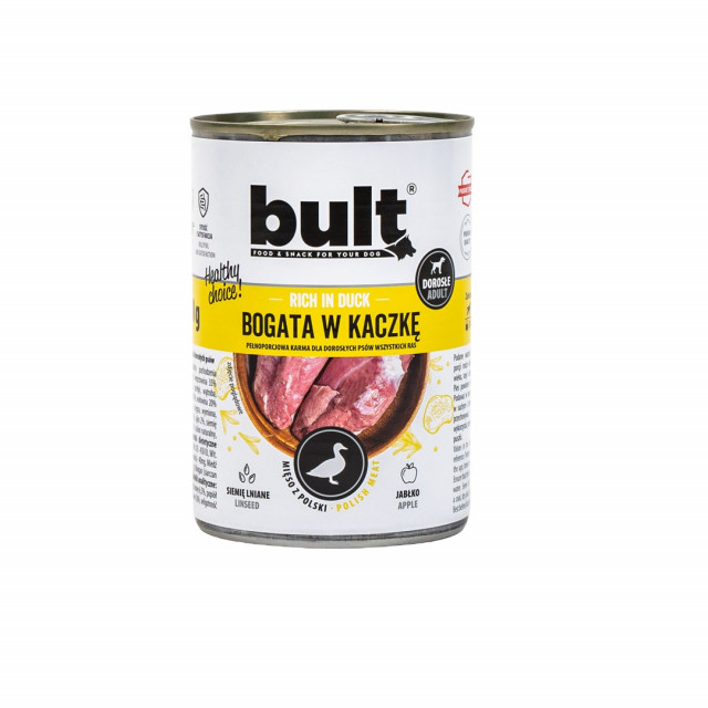 Влажный корм для собак BULT Rich in Duck - 400 г