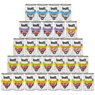 Влажный корм для собак BULT MIX, 5 вкусов - 30 x 800 г