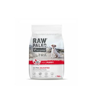 VETEXPERT Raw Paleo Ultra Mini Puppy Beef Mono - сухой корм для щенков мелких пород - 750 г