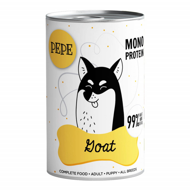 PET PAKA Pepe Koza Mono - влажный корм для собак - 400г
