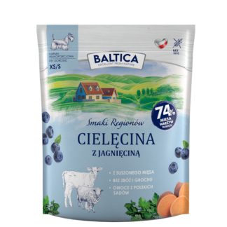 Сухой корм для собак BALTICA Regional Flavors для мелких пород, телятина и ягнятина - 1 кг.