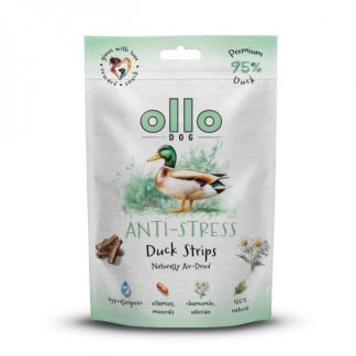 Лакомство для собак OLLO Air-Dried Anti-Stress Duck strips Mono Duck - 80 г