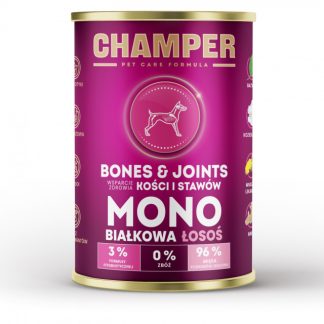 Влажный корм для собак CHAMPER Bones & Joints Mono Salmon - 400 г