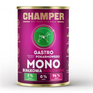 Влажный корм для собак CHAMPER Gastro Mono Beef - 400 г