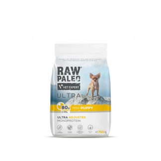 VETEXPERT Raw Paleo Ultra Mini Puppy Turkey Mono - сухой корм для щенков - 750 г