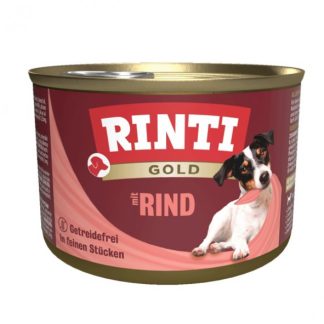 RINTI Gold Beef - влажный корм для собак - 185 г