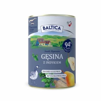 Влажный корм для собак BALTICA «Вкусы регионов: гусь с индейкой» — 400 г.