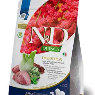 FARMINA N&D Quinoa Digestion Adult Medium Maxi Lamb - сухой корм для собак - 7 кг
