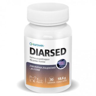 EUROWET Diarsed - добавки для собак и кошек - 30 таблеток