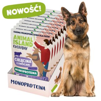 Влажный корм для собак ANIMAL ISLAND Everyday Monoprotein Veal - 9 x 300 г