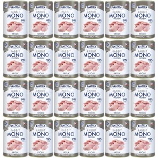 Влажный корм для собак BALTICA Nutraceutic Mono Rabbit с пребиотиками - 24 x 400 г