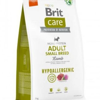 BRIT Care Гипоаллергенный сухой корм для взрослых собак мелких пород с ягненком - 7 кг