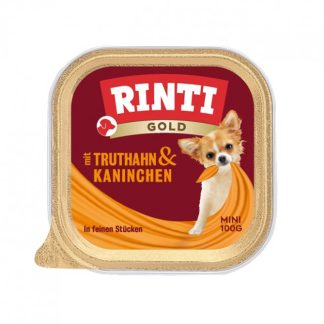 RINTI Gold Мини-индейка с кроликом - влажный корм для собак - 100 г