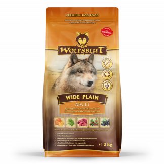 WOLFSBLUT Wide Plain Horse Mono - сухой корм для собак - 2 кг
