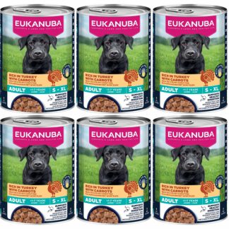 Влажный корм для собак EUKANUBA Life Care с индейкой и морковью - 6 x 400 г
