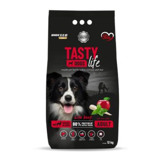 BIOFEED Tasty Dogs Life Adult Medium & Large With Beef - сухой корм для собак - 12 кг