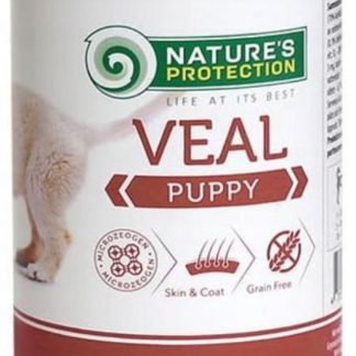 Влажный корм для щенков NATURE'S PROTECTION со вкусом телятины - 400 г