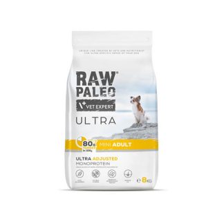 VETEXPERT Raw Paleo Ultra Mini Adult Turkey Mono - сухой корм для собак - 8 кг