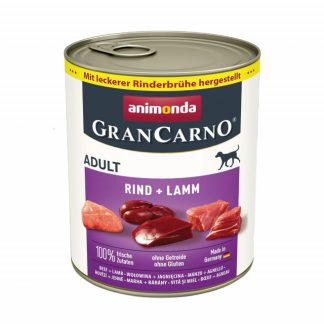 ANIMONDA Grancarno Влажный корм для взрослых собак со вкусом говядины и ягненка - 800 г