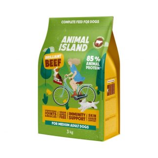 ANIMAL ISLAND Великолепная говядина. Сухой корм для собак из говядины - 3 кг.