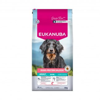 EUKANUBA Special Care Монопротеиновый корм для взрослых собак с лососем - сухой корм для собак - 12 кг