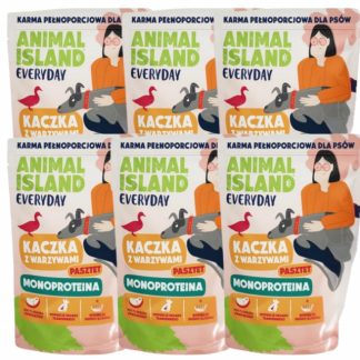 Влажный корм для собак ANIMAL ISLAND Everyday Monoprotein Duck - 6 x 300 г