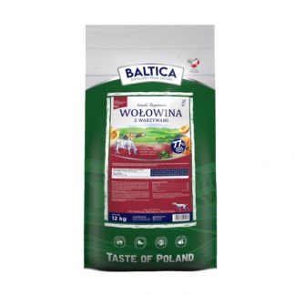 Сухой корм для собак BALTICA Regional Flavors для средних и крупных пород, моно-говядина с овощами - 12 кг.