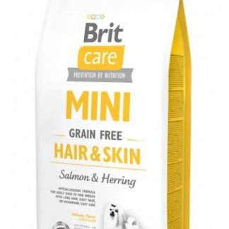 BRIT Care Mini Hair&Skin Salmon&Herring - сухой корм для собак - 7 кг