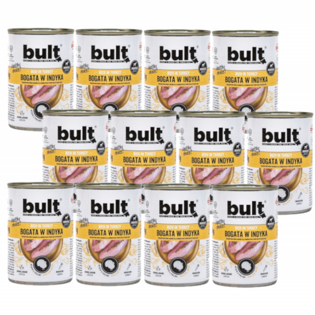 Влажный корм для собак BULT Rich in Turkey - 12 x 400 г