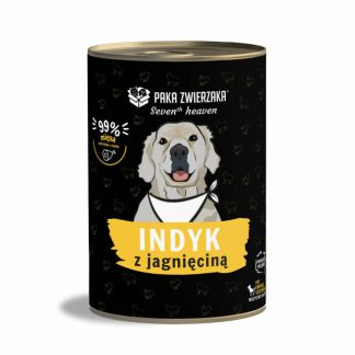 Влажный корм для собак PET PAKA Seventh Heaven с индейкой и ягненком - 400 г