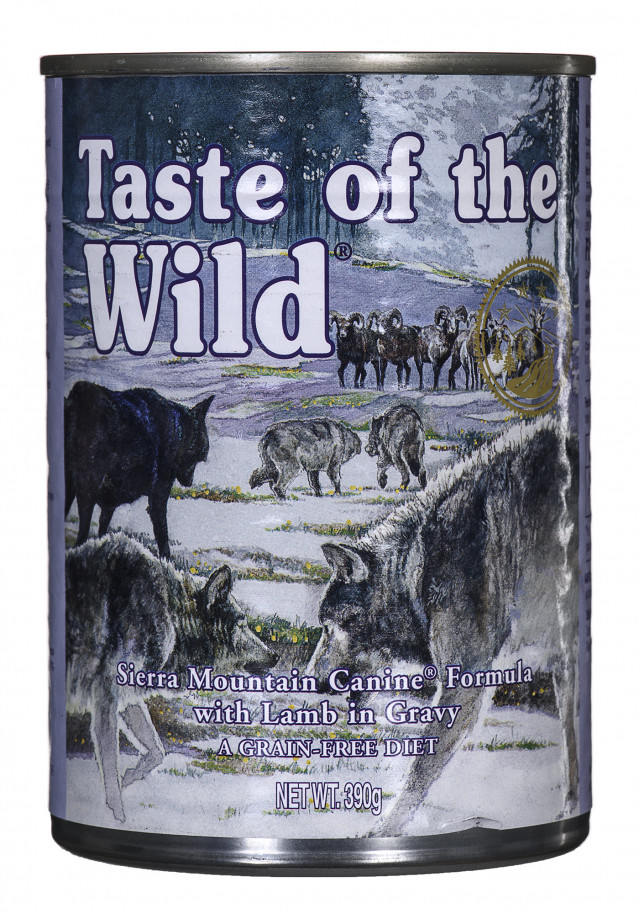 Влажный корм для собак TASTE OF THE WILD Sierra Mountain - 390 г