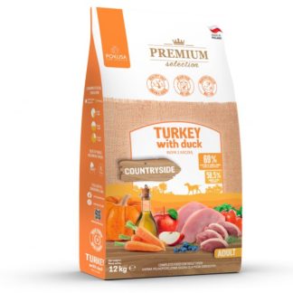 POKUSA Premium Selection Корм ​​для взрослых собак из индейки с уткой - сухой корм - 12 кг