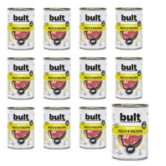 Влажный корм для собак BULT с высоким содержанием говядины - 12 x 800 г