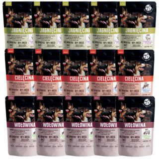 Влажный корм для собак PET REPUBLIC Adult Mix of Flavors - 15 x 500 г