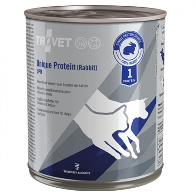 Влажный корм для собак и кошек TROVET Unique Protein UPR Rabbit Mono - 800 г
