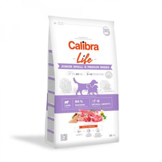 CALIBRA Life Junior, сухой корм для собак мелких и средних пород, с ягненком, 12 кг.