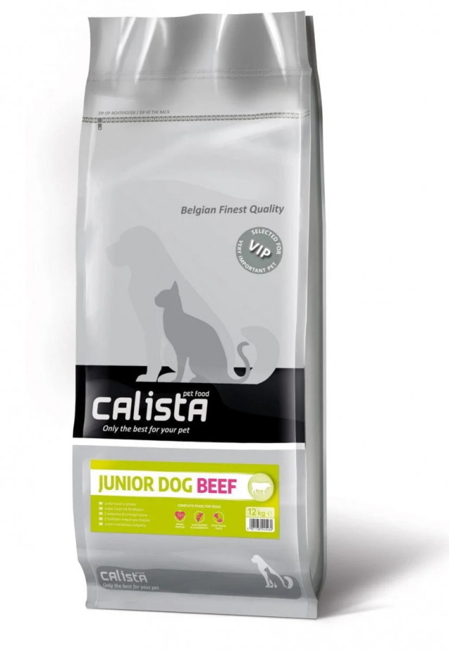CALISTA Junior Beef - сухой корм для собак - 12 кг