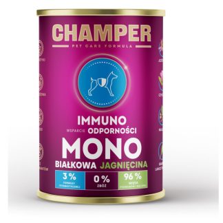 Влажный корм для собак CHAMPER Immuno Mono Lamb - 400 г