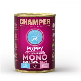 Влажный корм для собак CHAMPER Puppy Mono Salmon - 400 г