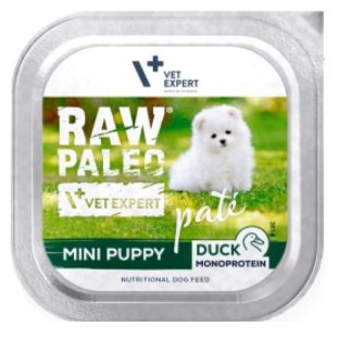 VETEXPERT Raw Paleo Pâte Mini Puppy Duck Mono - влажный корм для собак - 150 г