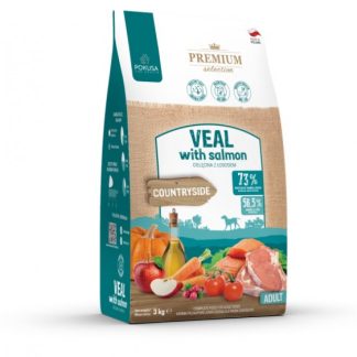 POKUSA Premium Selection Adult Veal with Salmon - сухой корм для собак - 3 кг