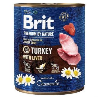 BRIT Premium by nature Junior Turkey with Liver - влажный корм для щенков - 800 г