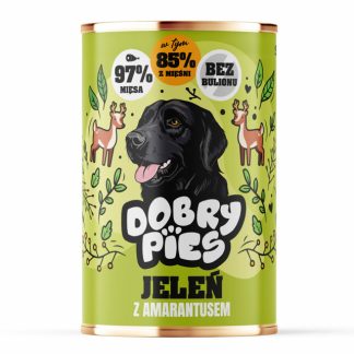 Влажный корм для собак GOOD DOG «Олень» с амарантом — 400 г.