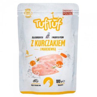 TUF TUF с курицей и морковью - влажный корм для собак - 100 г