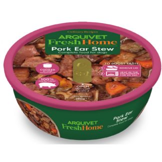 Влажный корм для собак ARQUIVET Fresh Home Mono Pork Ear Goulash - 280 г