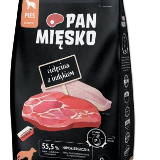 PAN MĘSKO Телятина с индейкой XS - сухой корм для собак - 9 кг