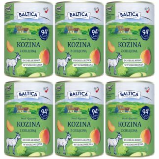 Влажный корм для собак BALTICA «Вкусы регионов»: козлятина с телятиной, 6 х 400 г.