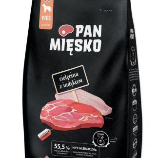 PAN MĘSKO Телятина с индейкой XS - сухой корм для собак - 20 кг