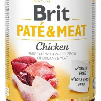 BRIT Paté & Meat with Chicken - влажный корм для собак - 800 г